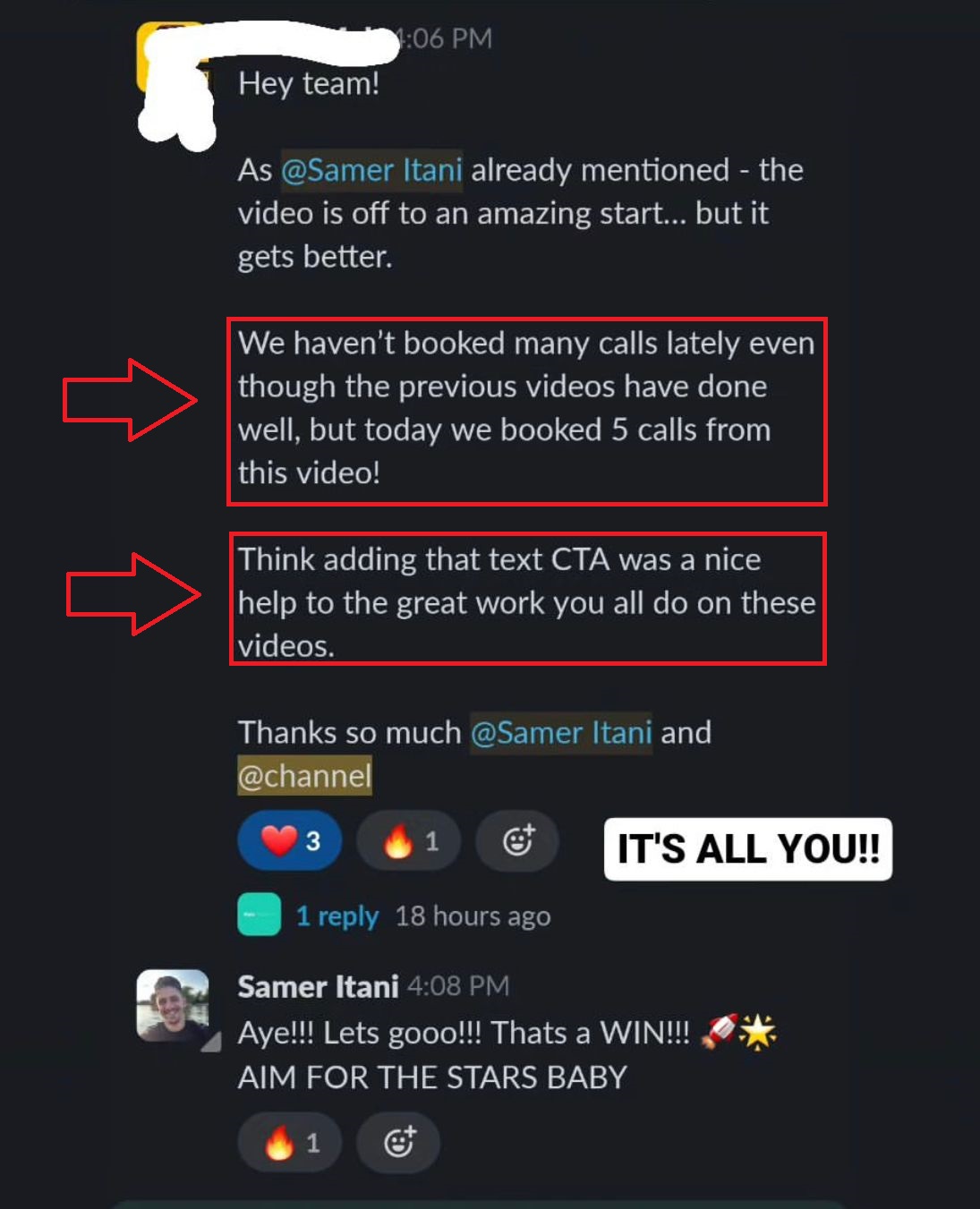 Mikey, booked calls flowing in